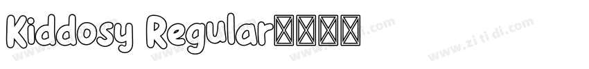 Kiddosy Regular字体转换